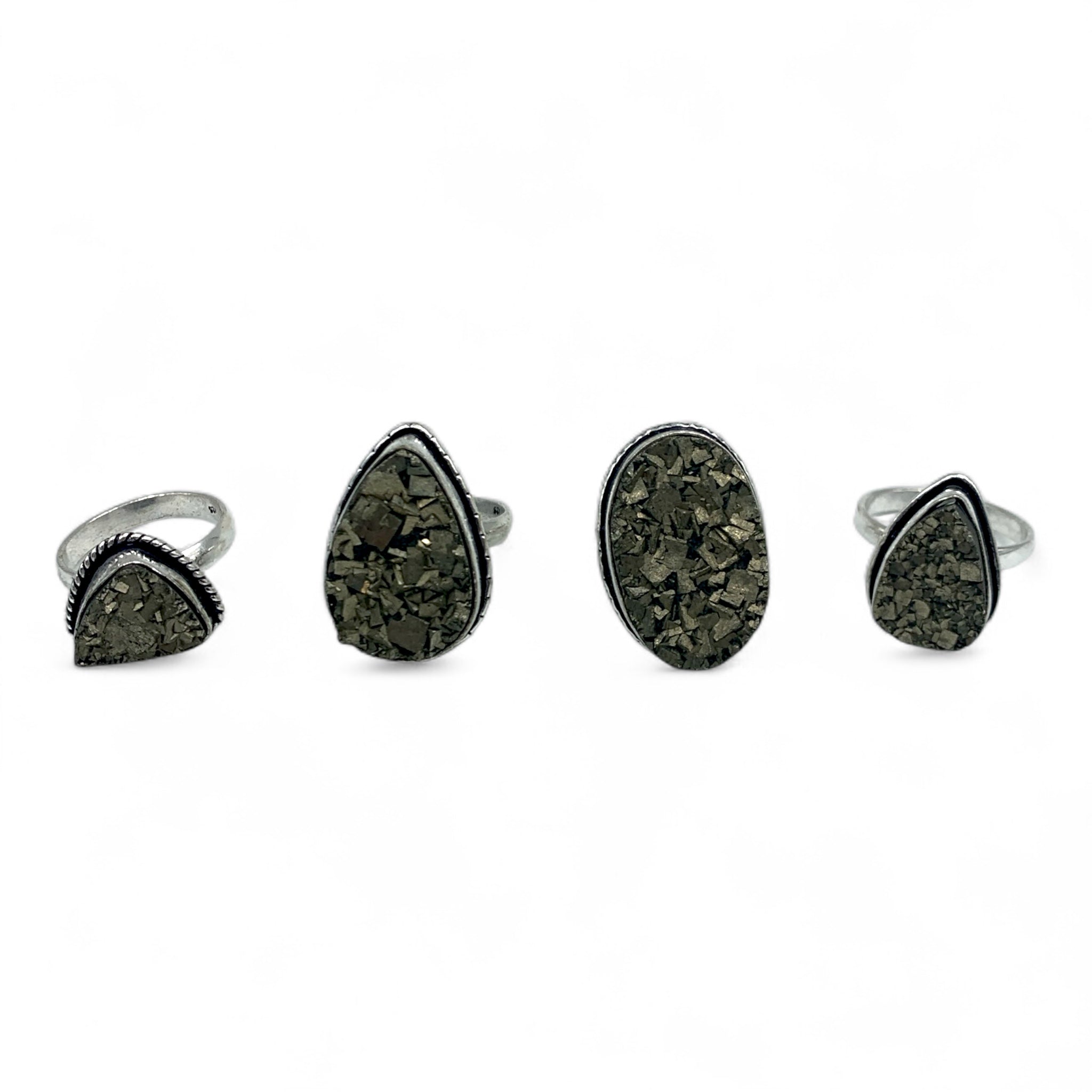 Ring - Pyrite Raw